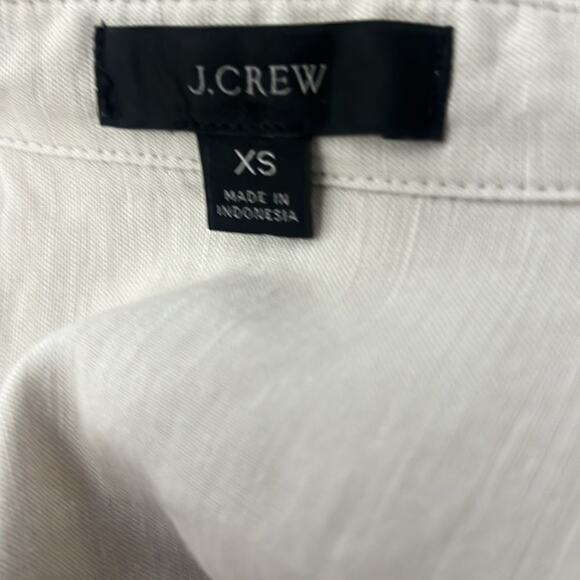 J.CREW LINEN BLEND RELAXED FIT BEACH SHIRT SIZE XS - Picture 5 of 9